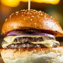 Double Cheese Burger 350g